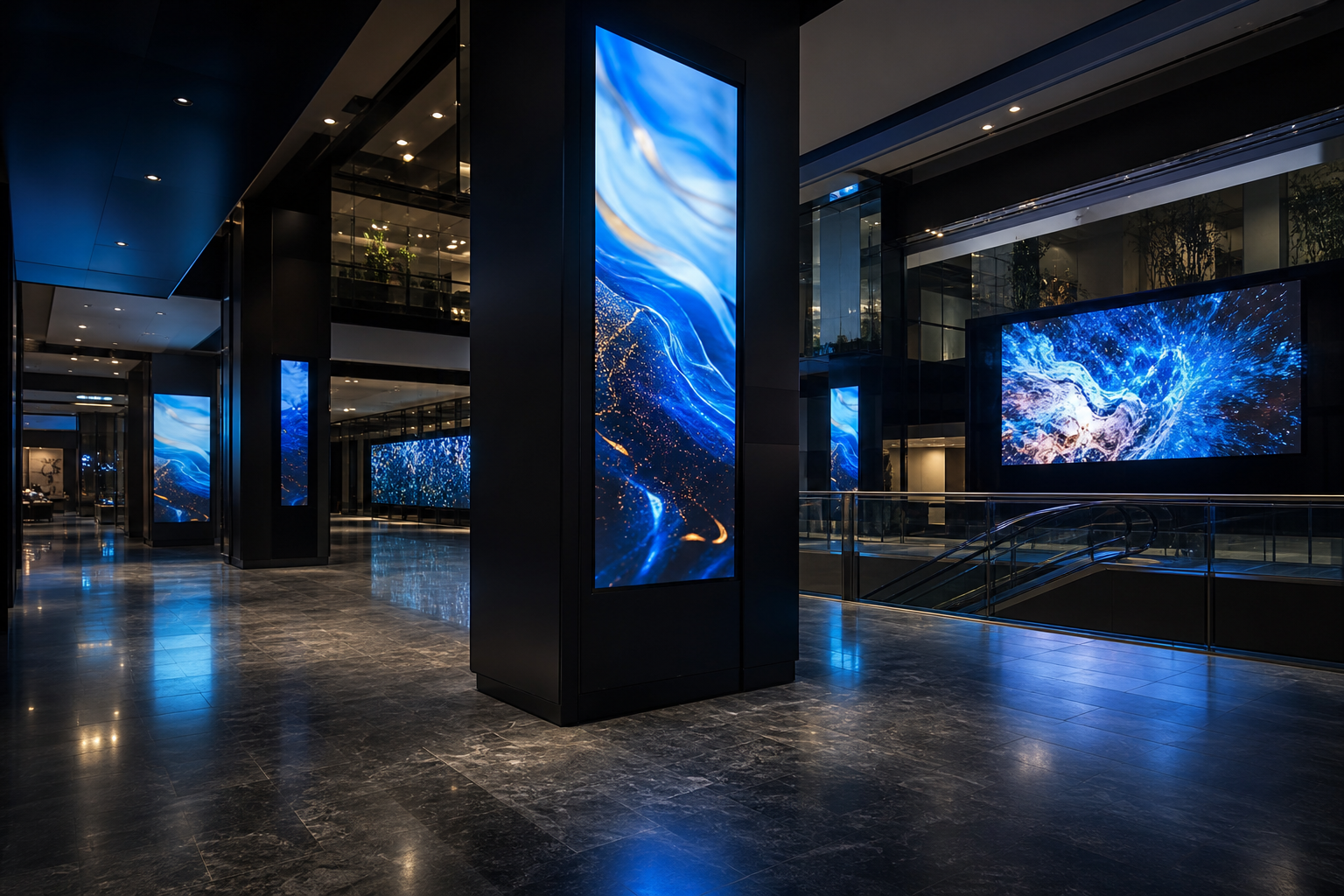 Digital signage scenario
